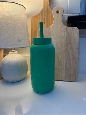 Bink 27oz Day Water Bottle Straw Cap Emerald